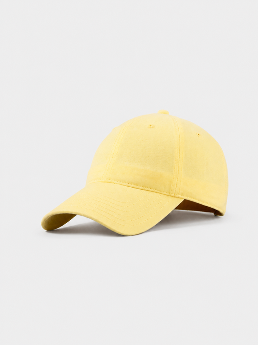 Gorra de sarga de algodón limón suave