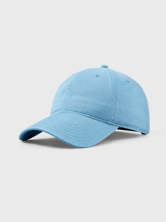 Gorra de sarga de algodón azul cielo