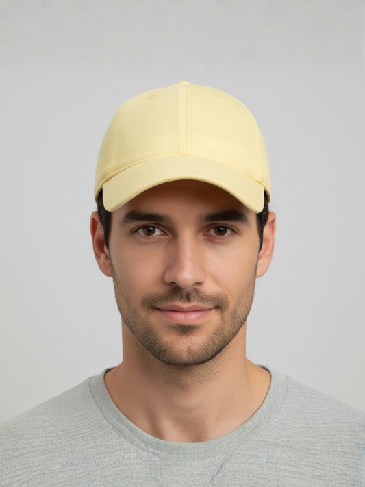 Gorra de sarga de algodón limón suave