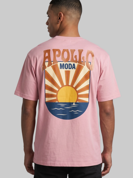 Camiseta gráfica pesada Horizon extragrande