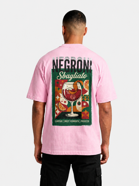 Camiseta gráfica pesada Negroni Sbagliato extragrande