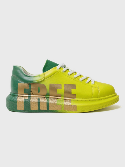 Genova para mujer "FREE" amarillo/verde