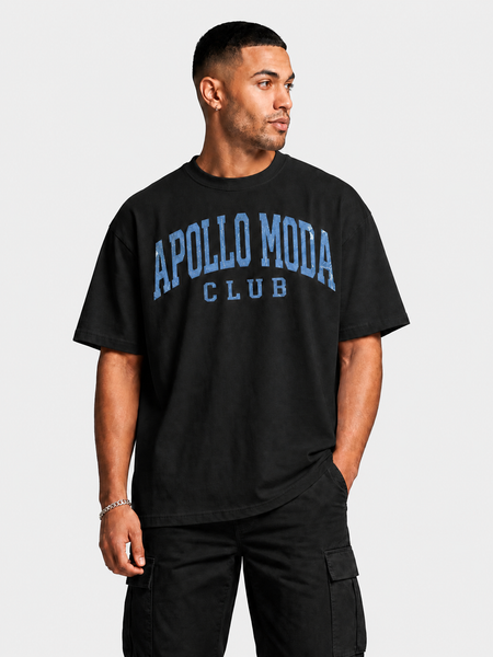 Camiseta gráfica colegial Club extragrande