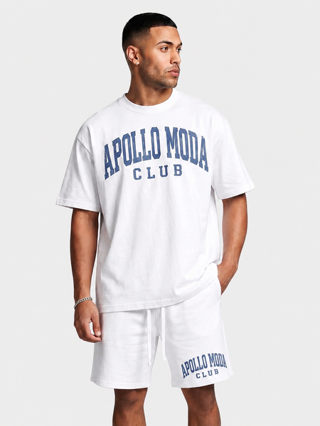 Camiseta gráfica colegial Club extragrande
