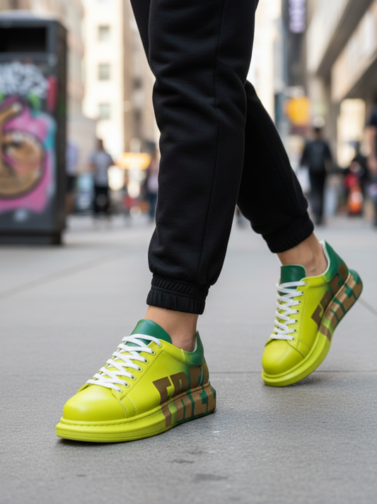 Genova para mujer "FREE" amarillo/verde